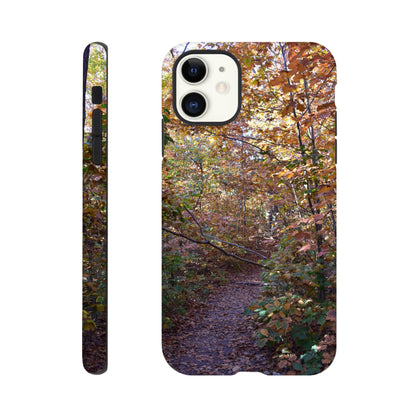 Pathway of Leaves – Tough Phone Case - JDivine 