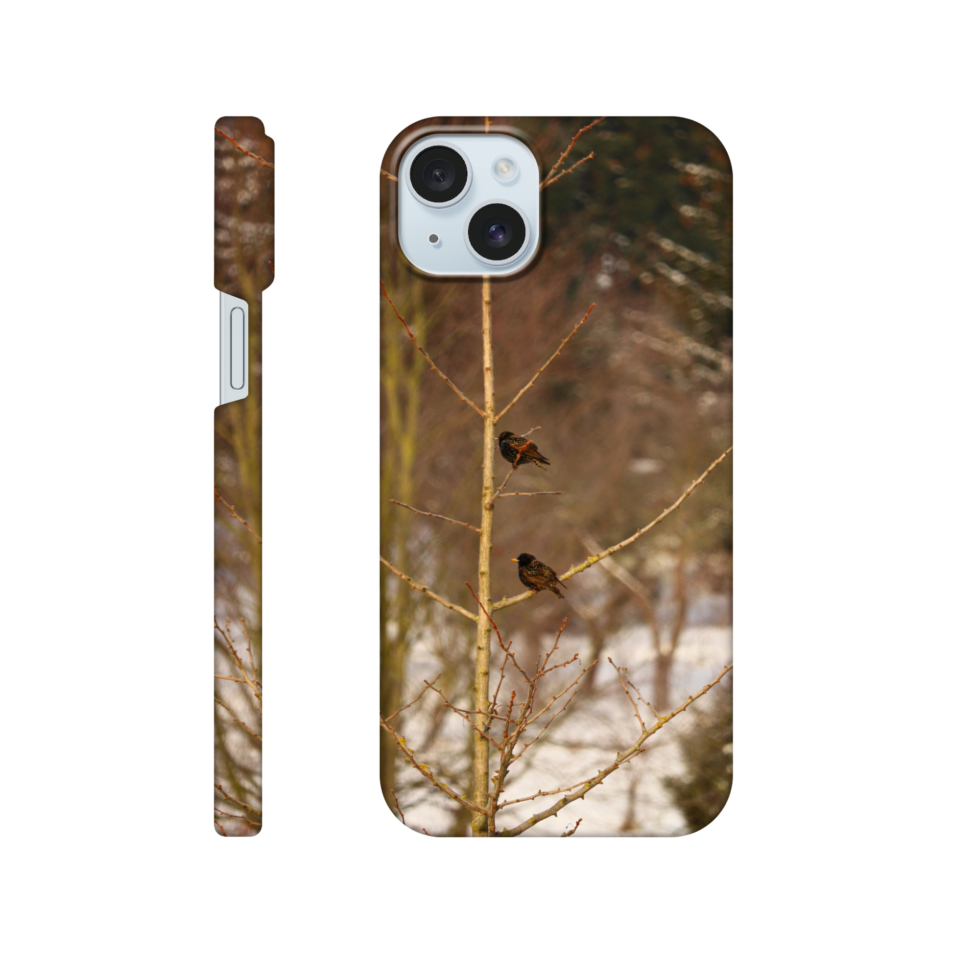 Feathered Winterday - Slim Phone Case - JDivine 