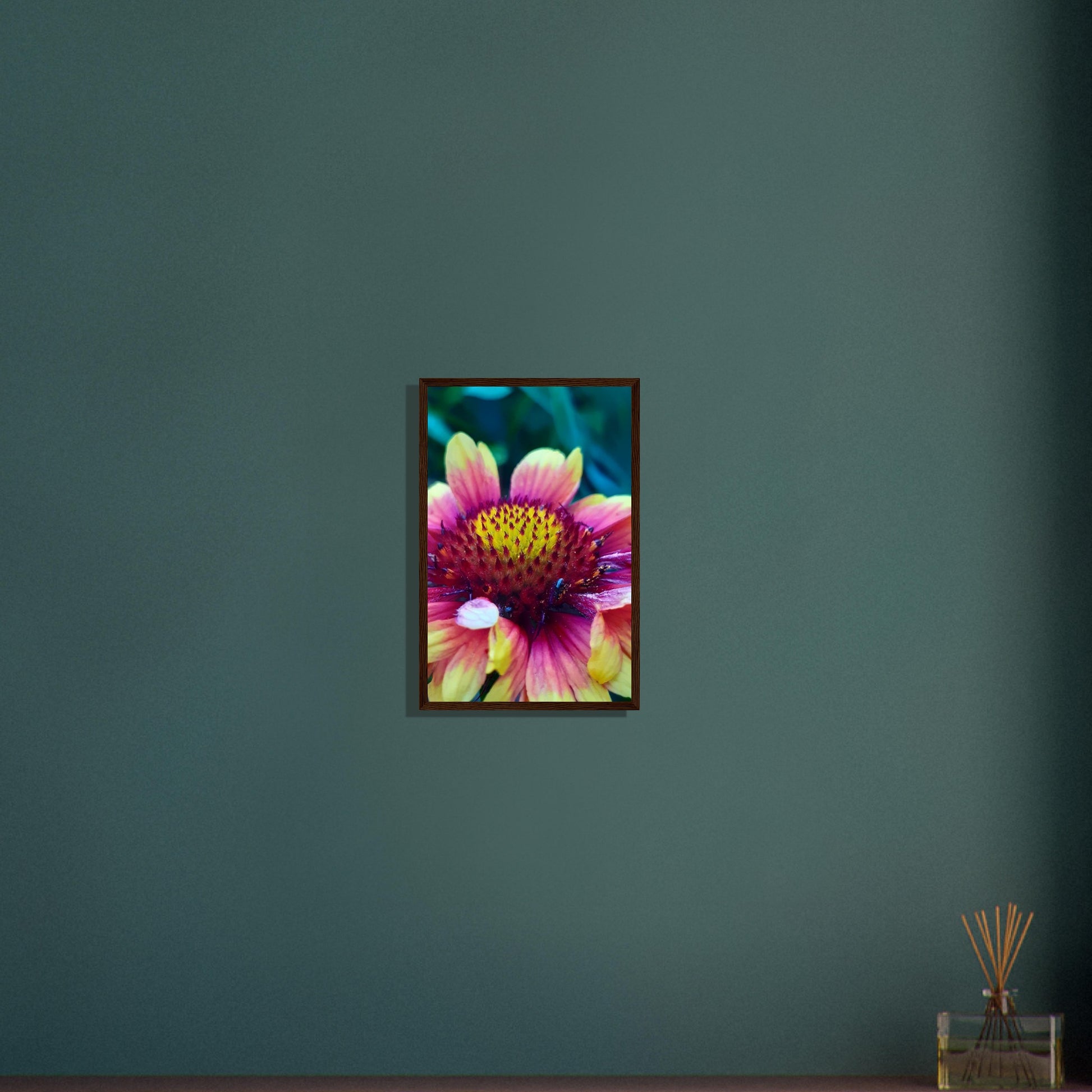 Vibrant Petal Symphony - Framed Poster - JDivine 
