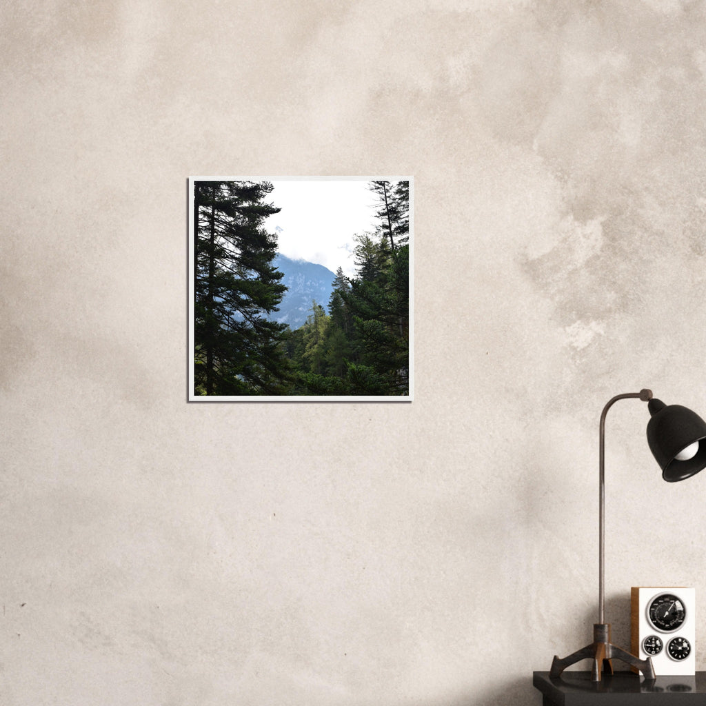 Veiled Ascent - Framed Poster - JDivine 