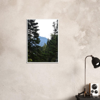 Veiled Ascent - Framed Poster - JDivine 