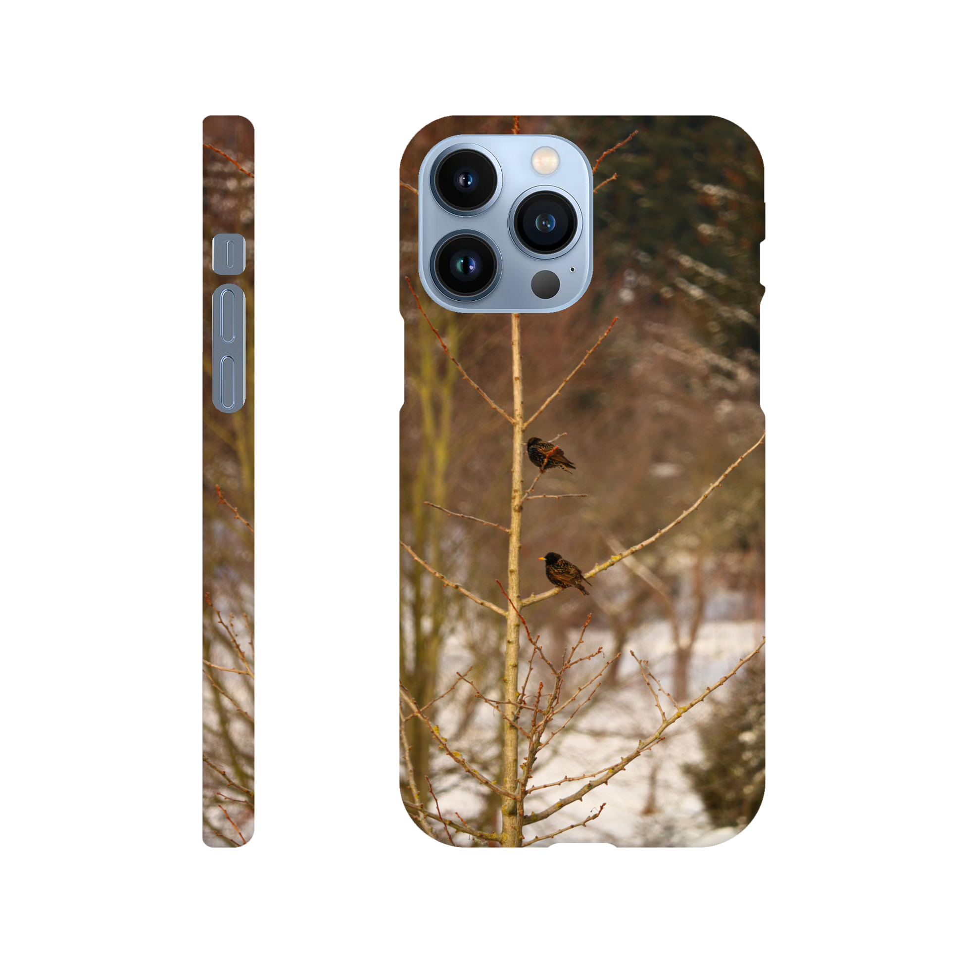 Feathered Winterday - Slim Phone Case - JDivine 