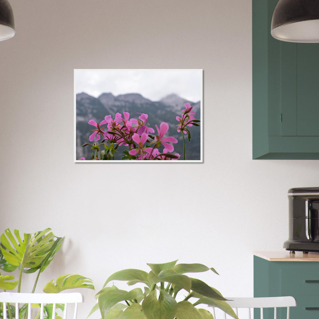 Alpine Bloom - Framed Poster - JDivine 