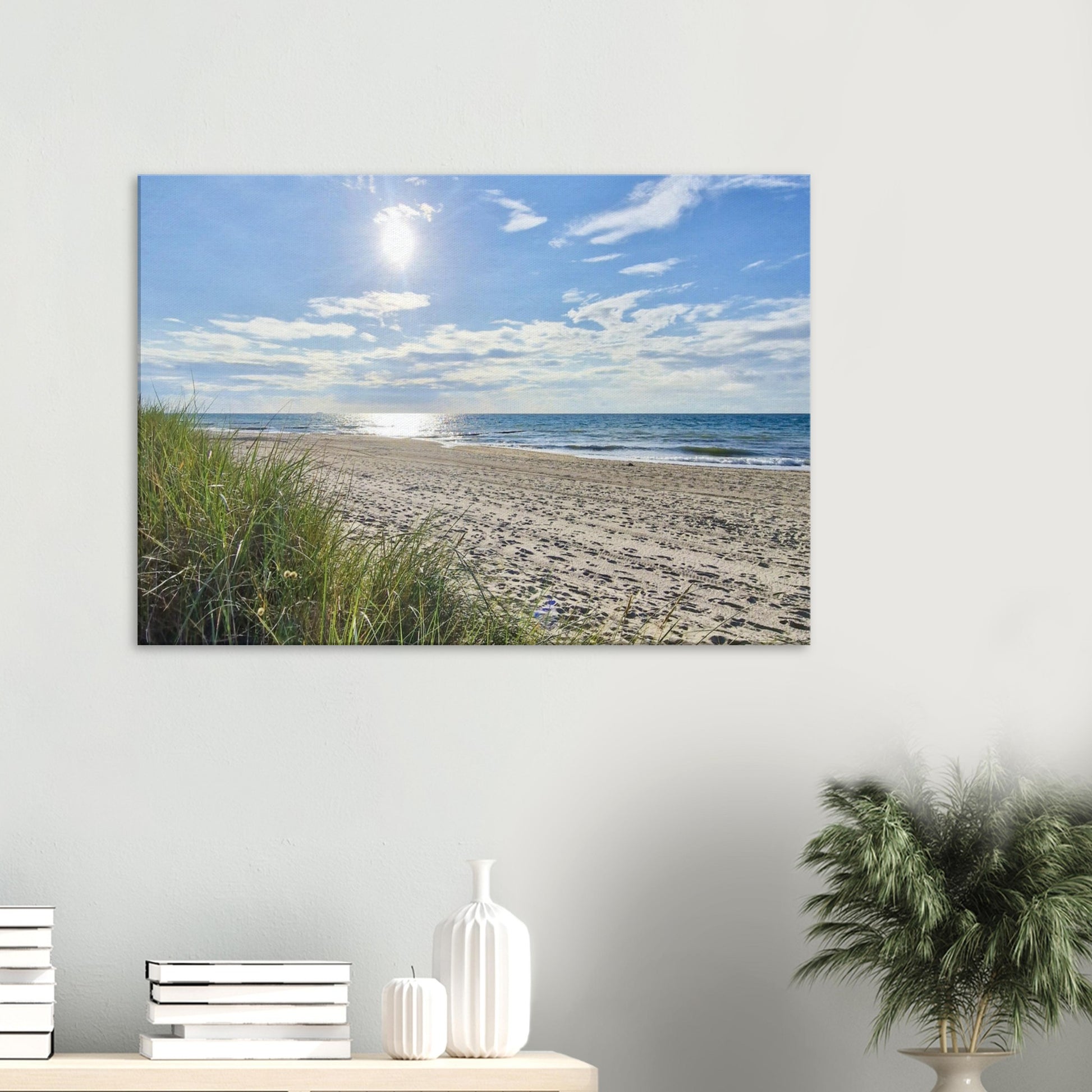 Sunny day at the beach - Canvas - JDivine 