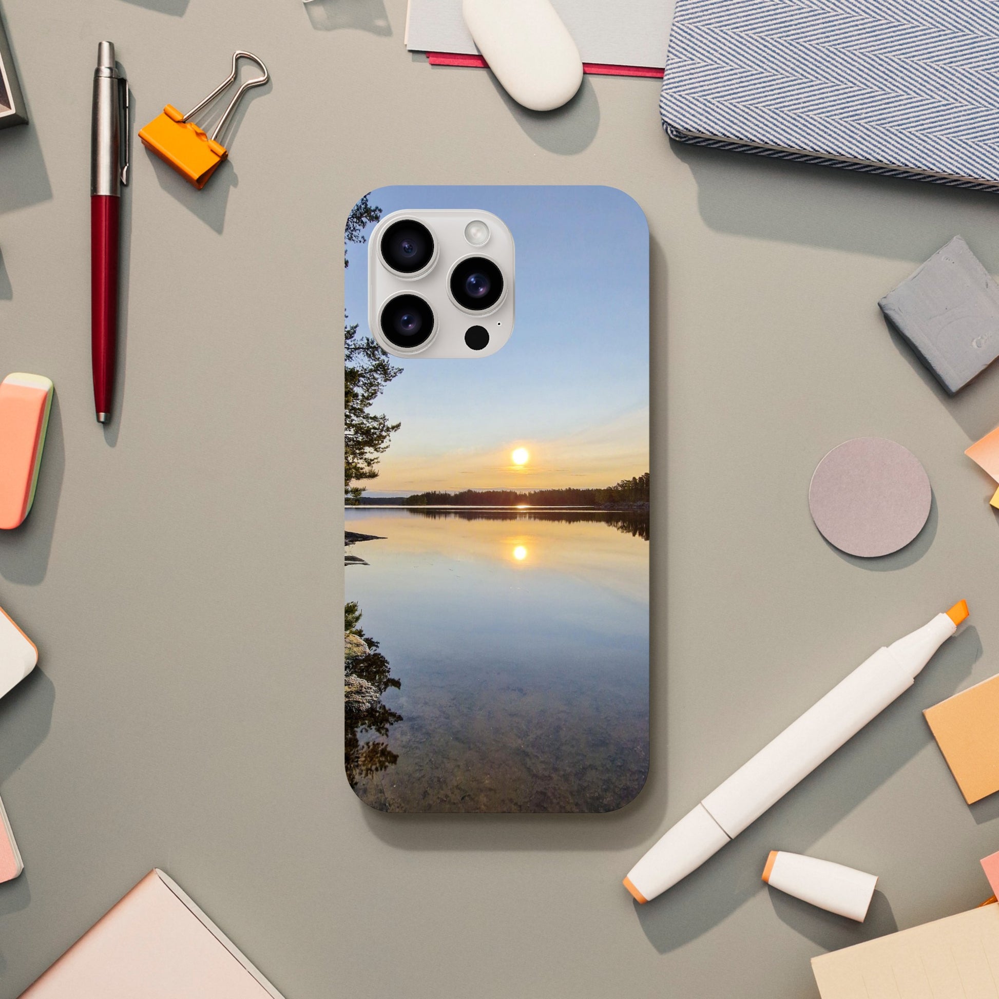 Calm Lake Serenity - Tough Phone Case - JDivine 
