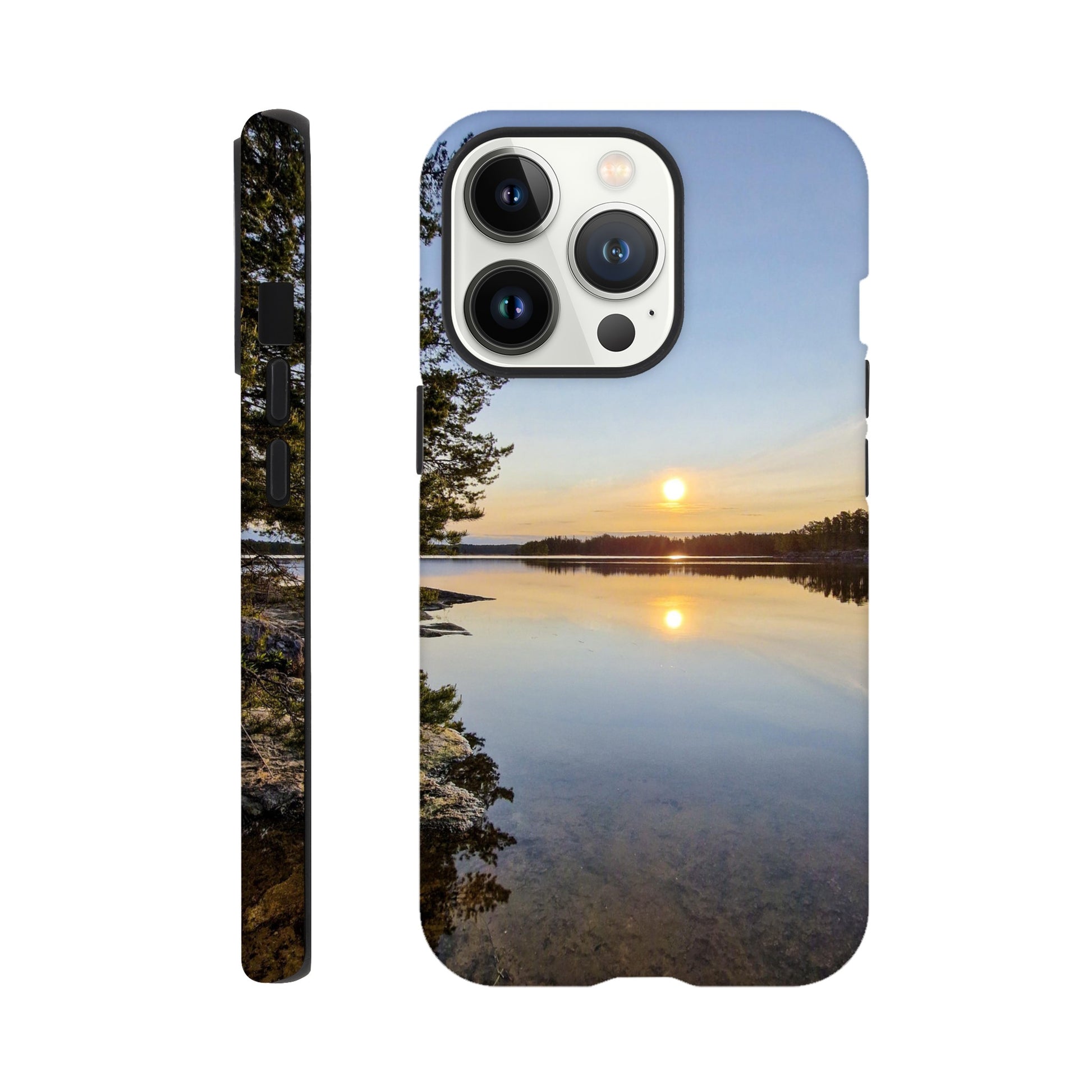Calm Lake Serenity - Tough Phone Case - JDivine 