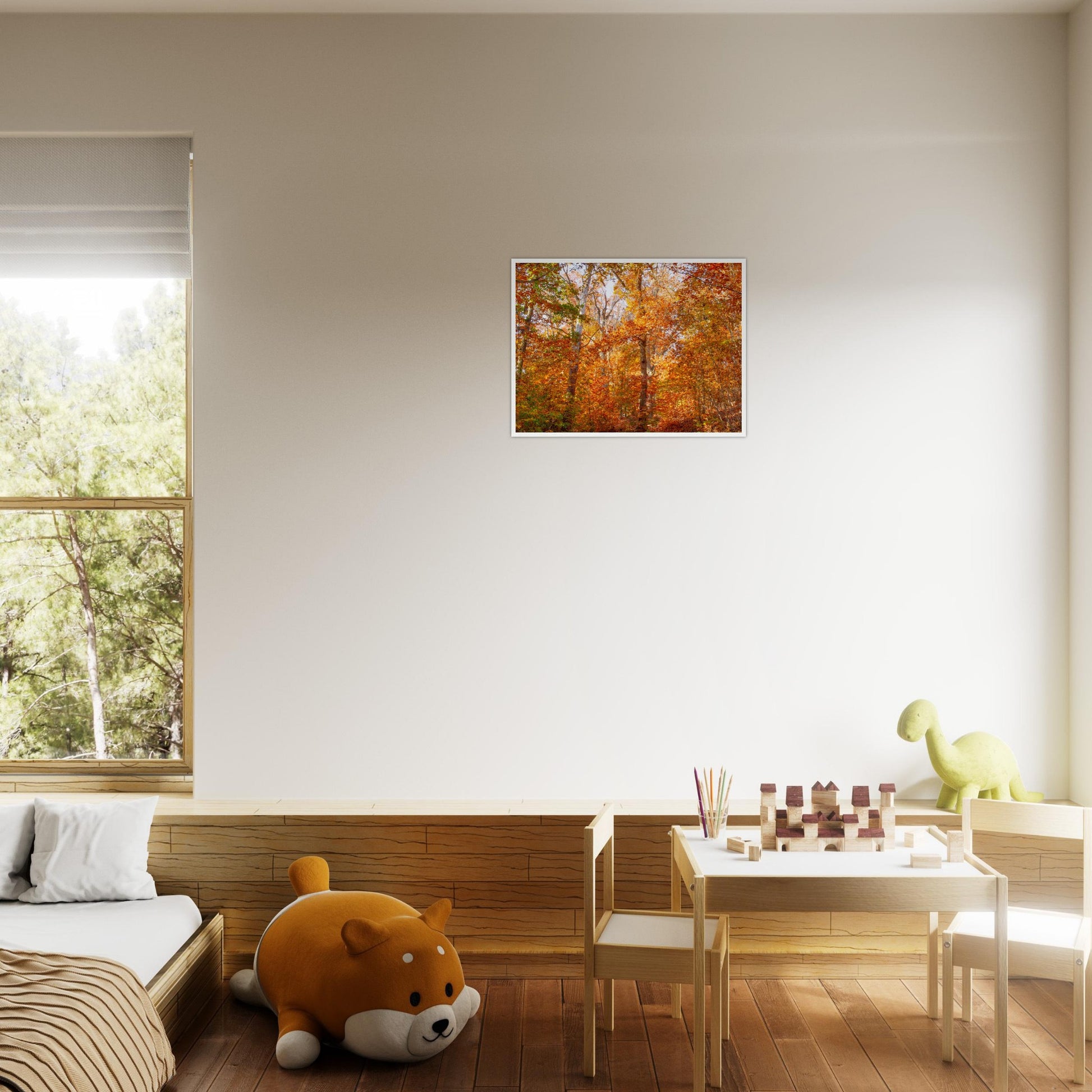 Colorful Trees - Framed Poster - JDivine 