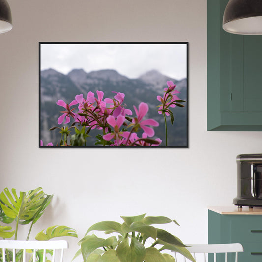 Alpine Bloom - Framed Poster - JDivine 