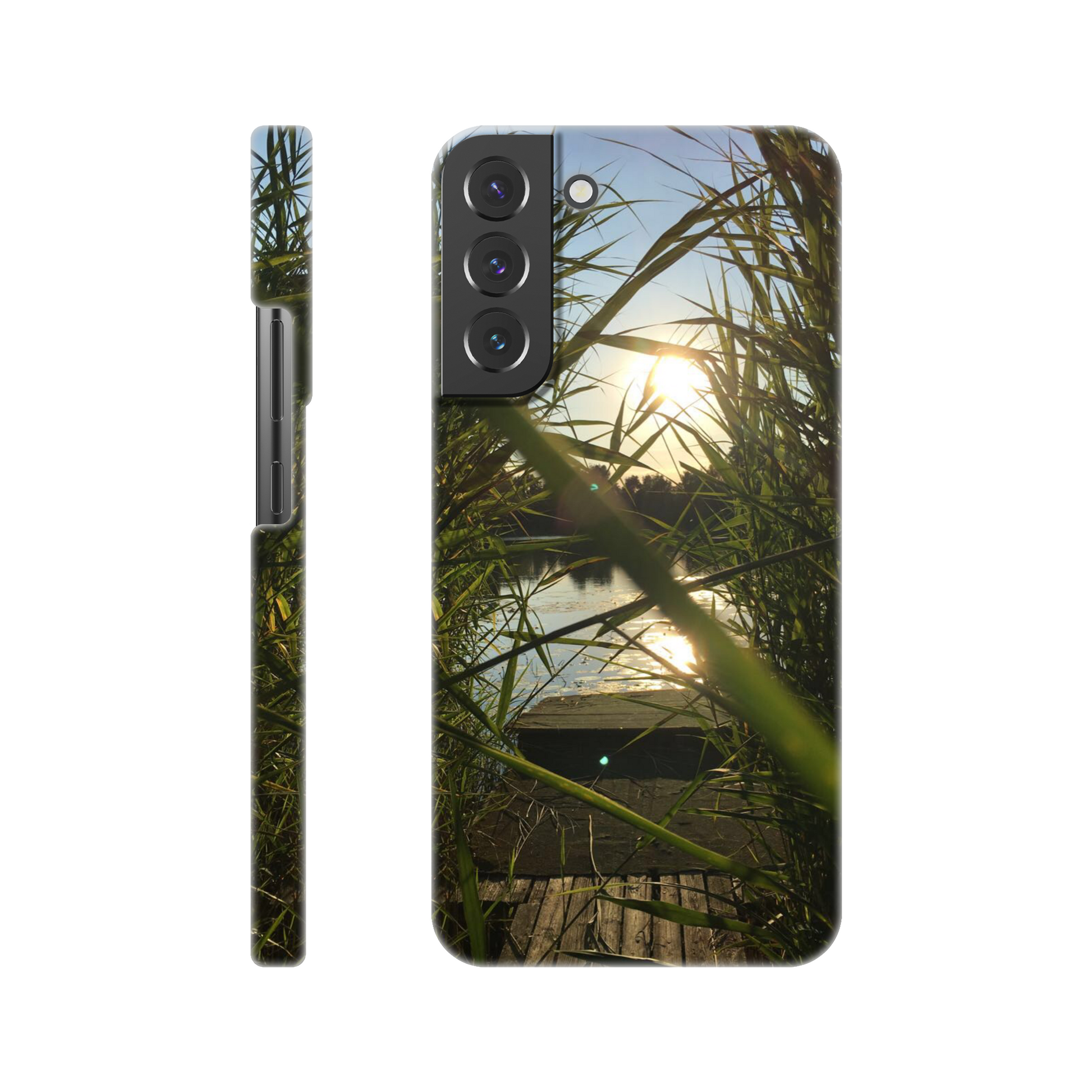 Golden Reed Passage - Slim Phone Case - JDivine 