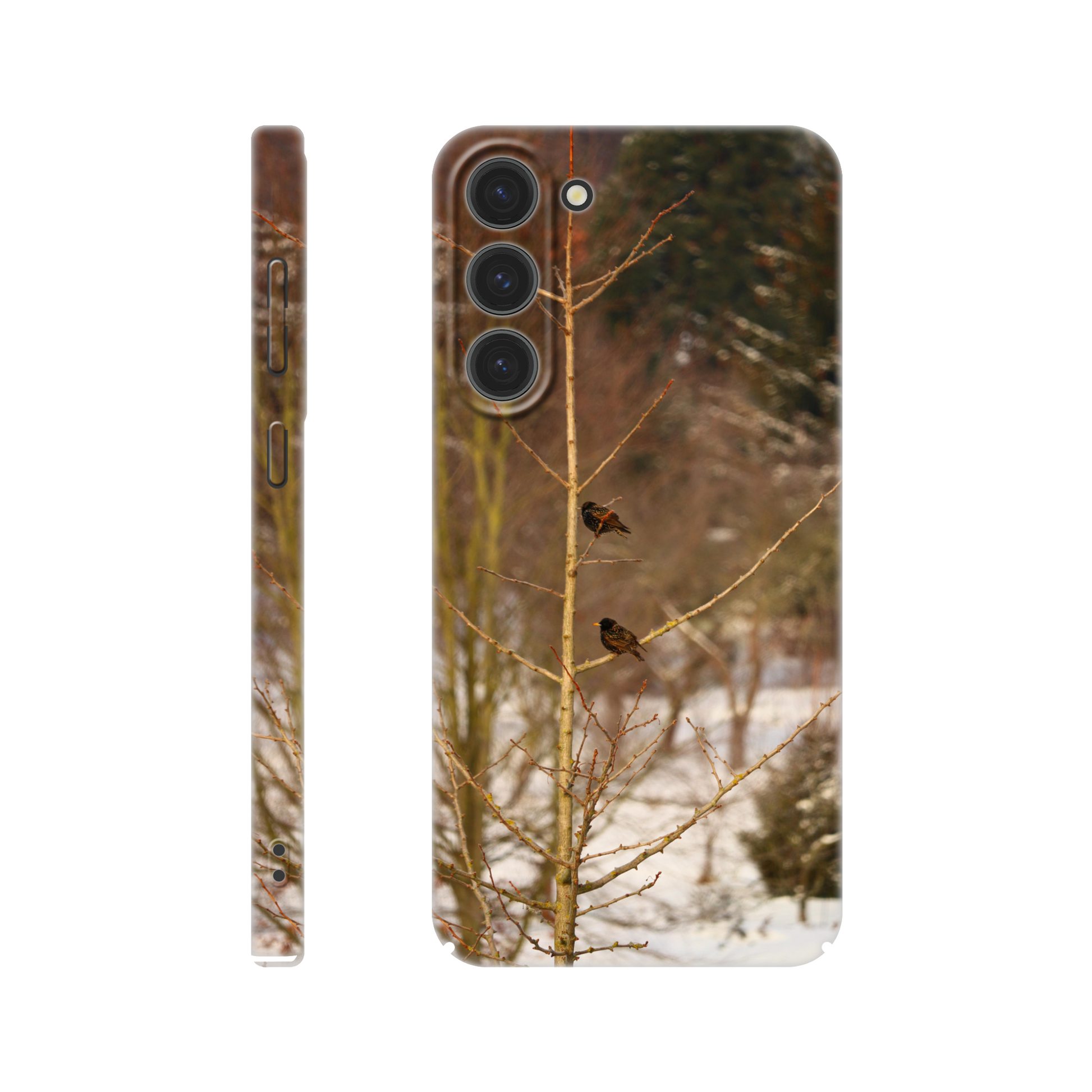 Feathered Winterday - Slim Phone Case - JDivine 