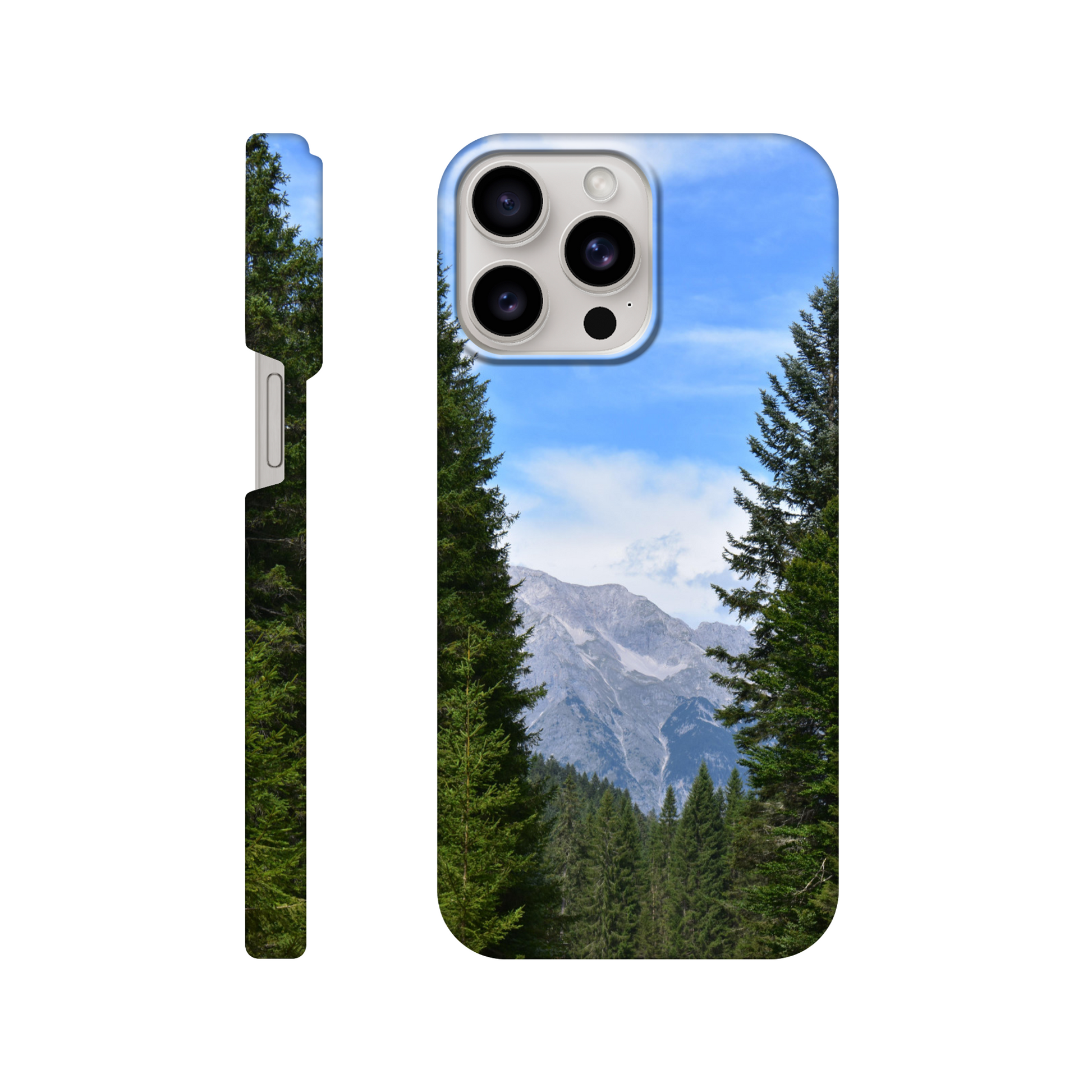 Evergreen Peaks - Slim Phone Case - JDivine 
