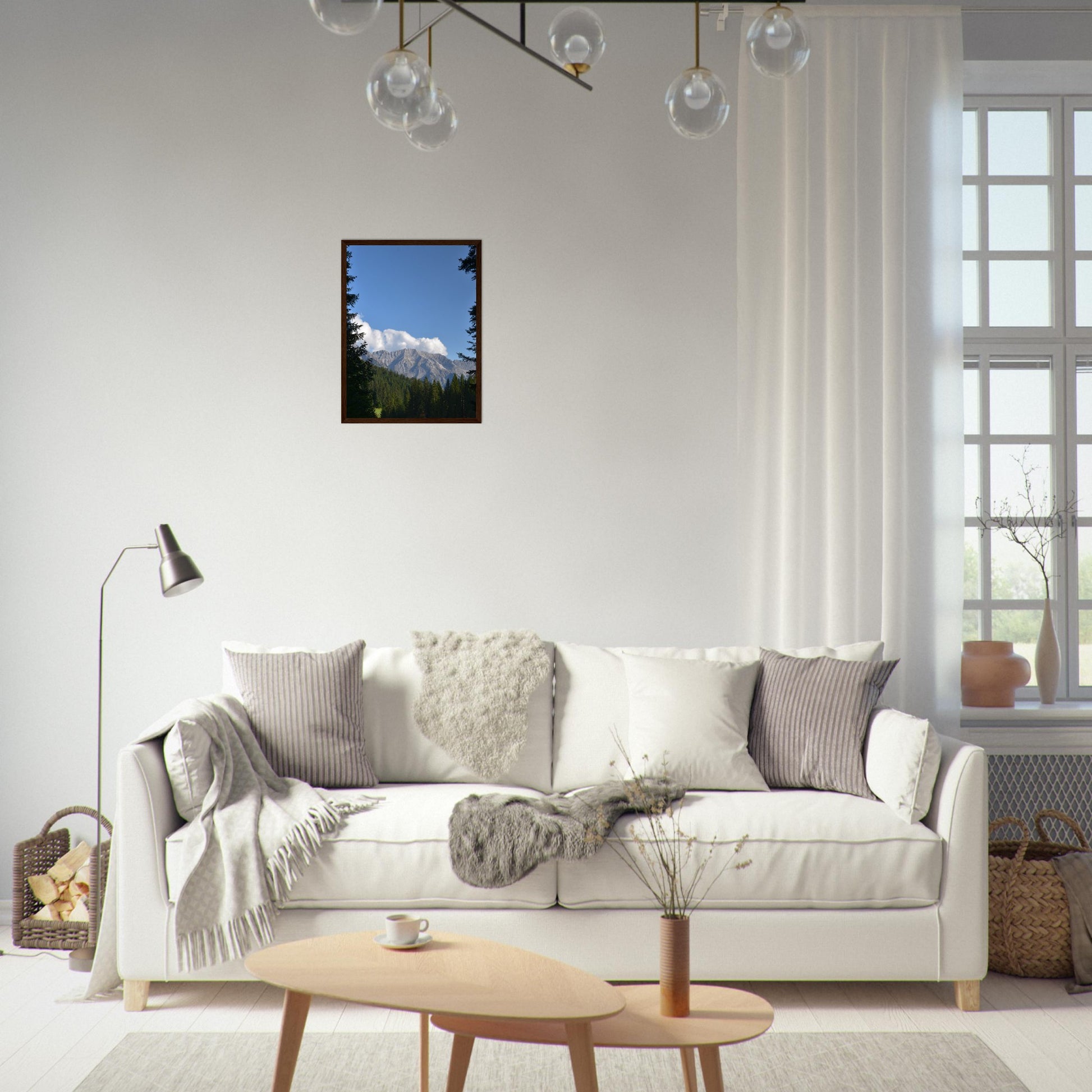 Framed Peaks - Framed Poster - JDivine 