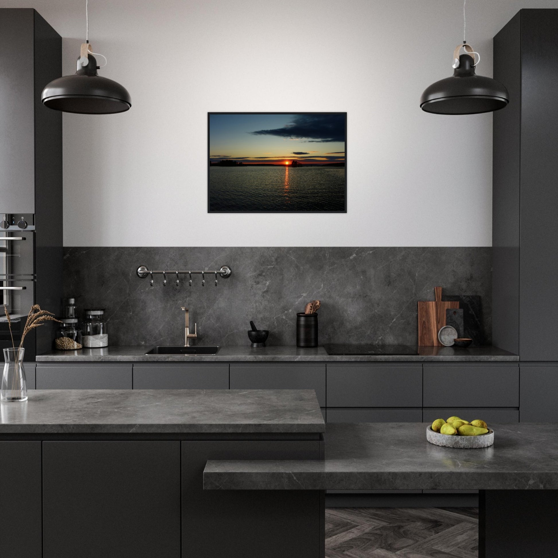 Serene Sunrise - Framed Poster - JDivine 