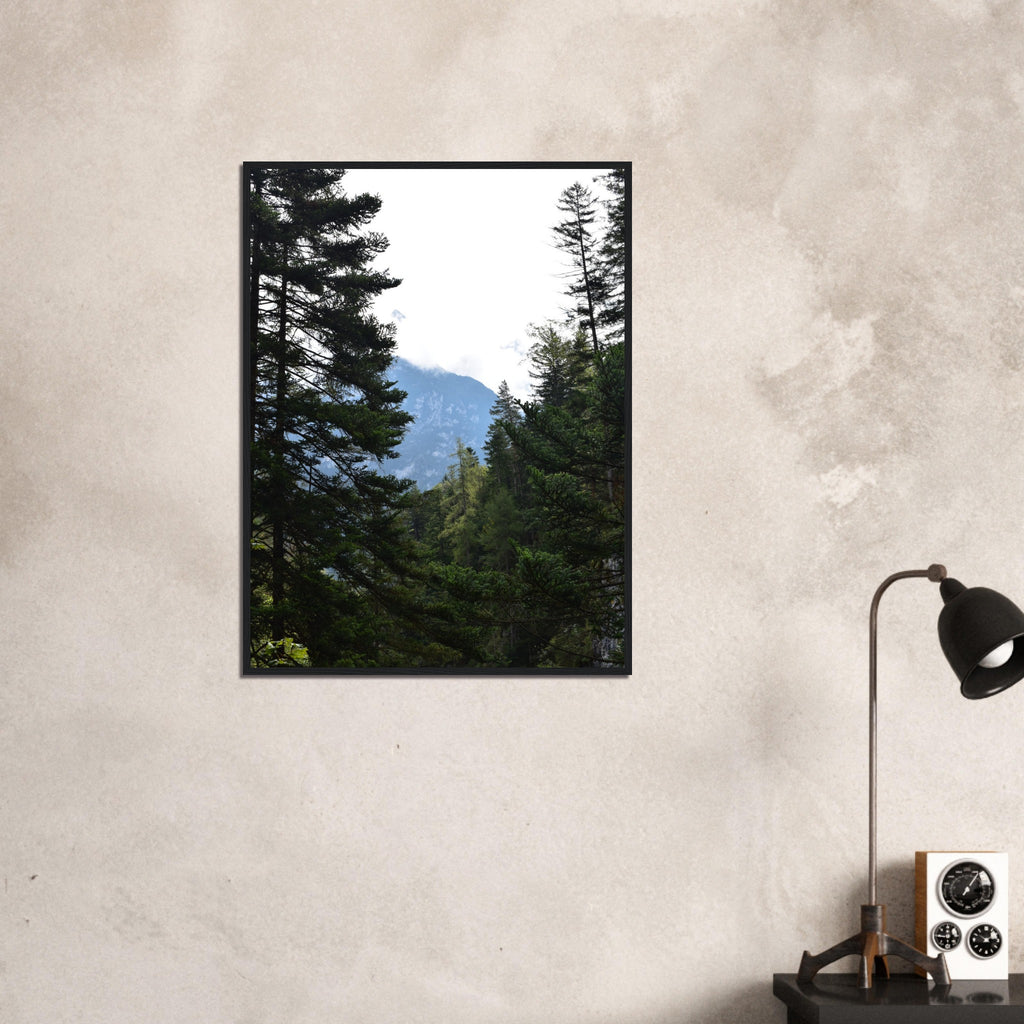 Veiled Ascent - Framed Poster - JDivine 