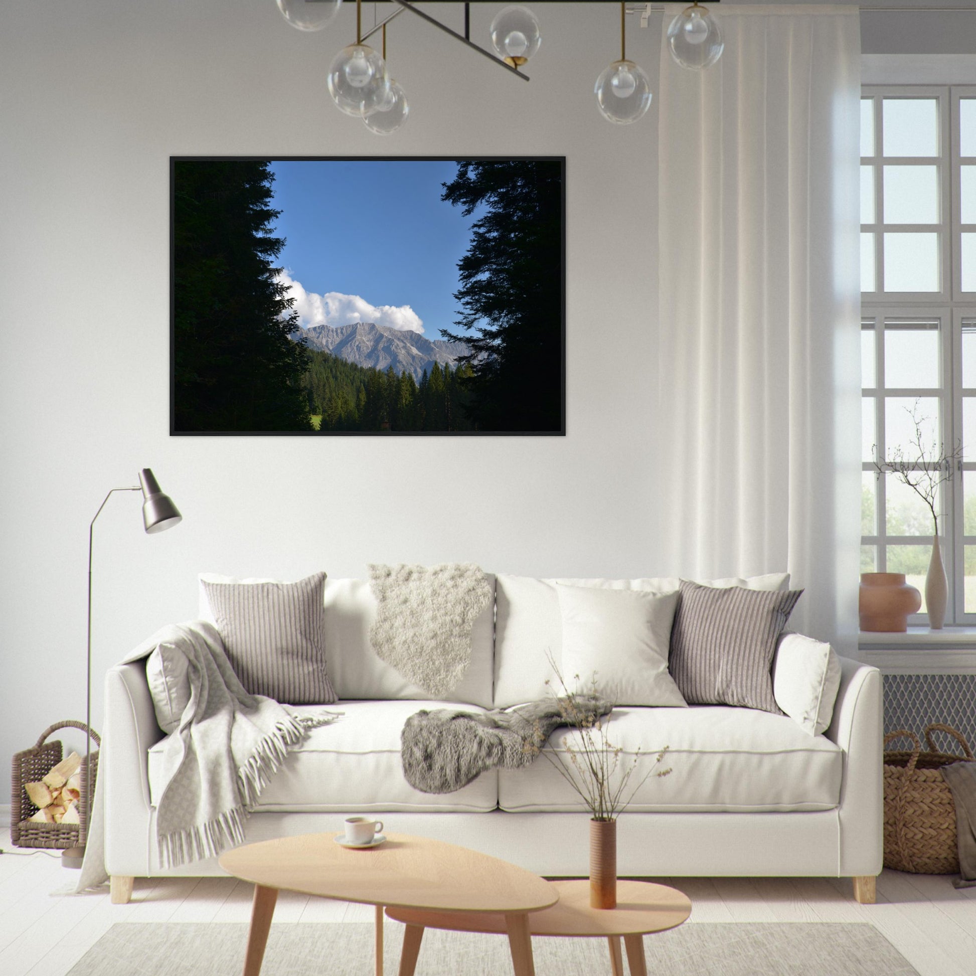 Framed Peaks - Framed Poster - JDivine 