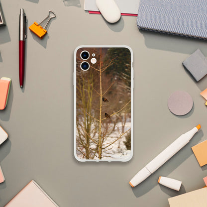 Feathered Winterday - Flexi Phone Case - JDivine 