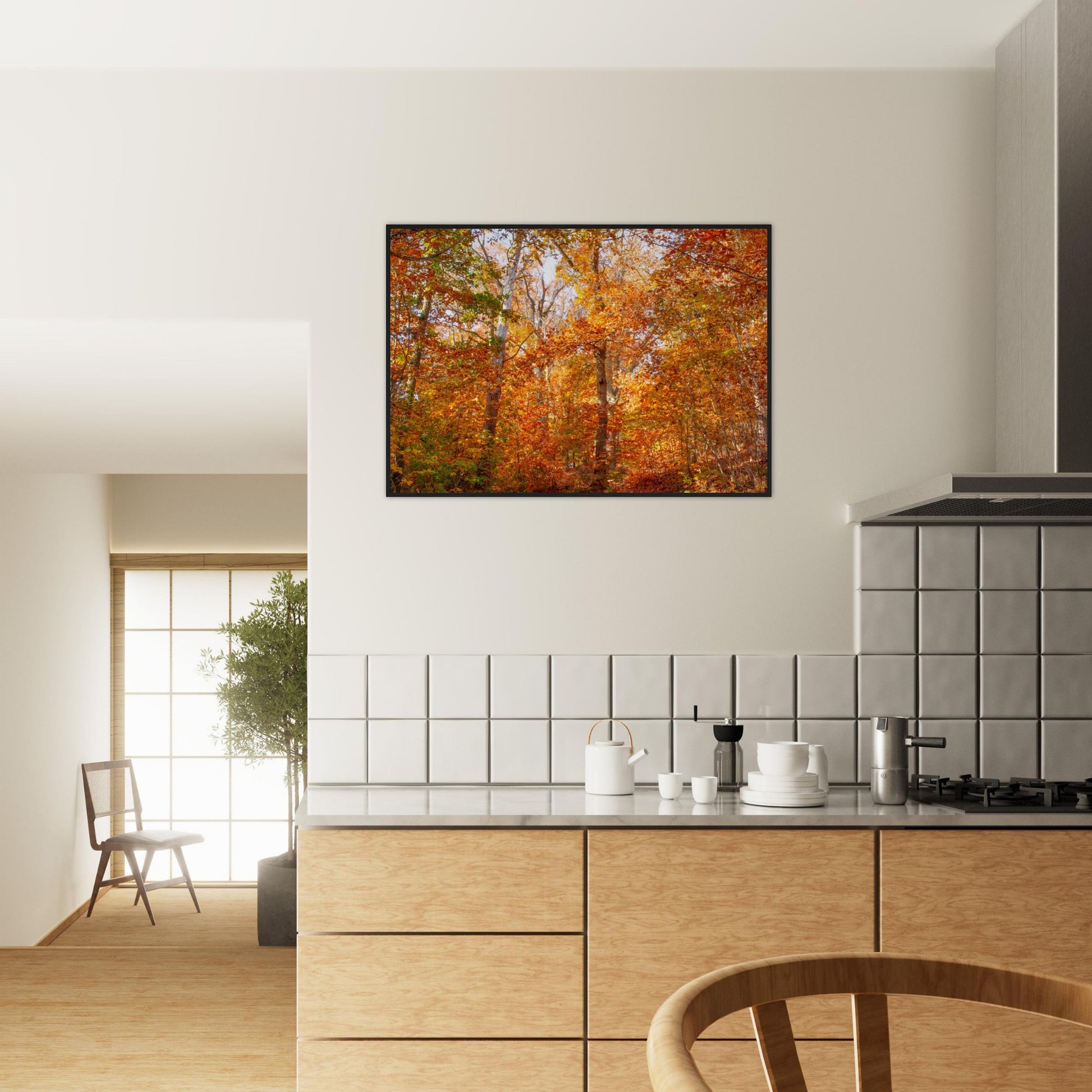 Colorful Trees - Framed Poster - JDivine 