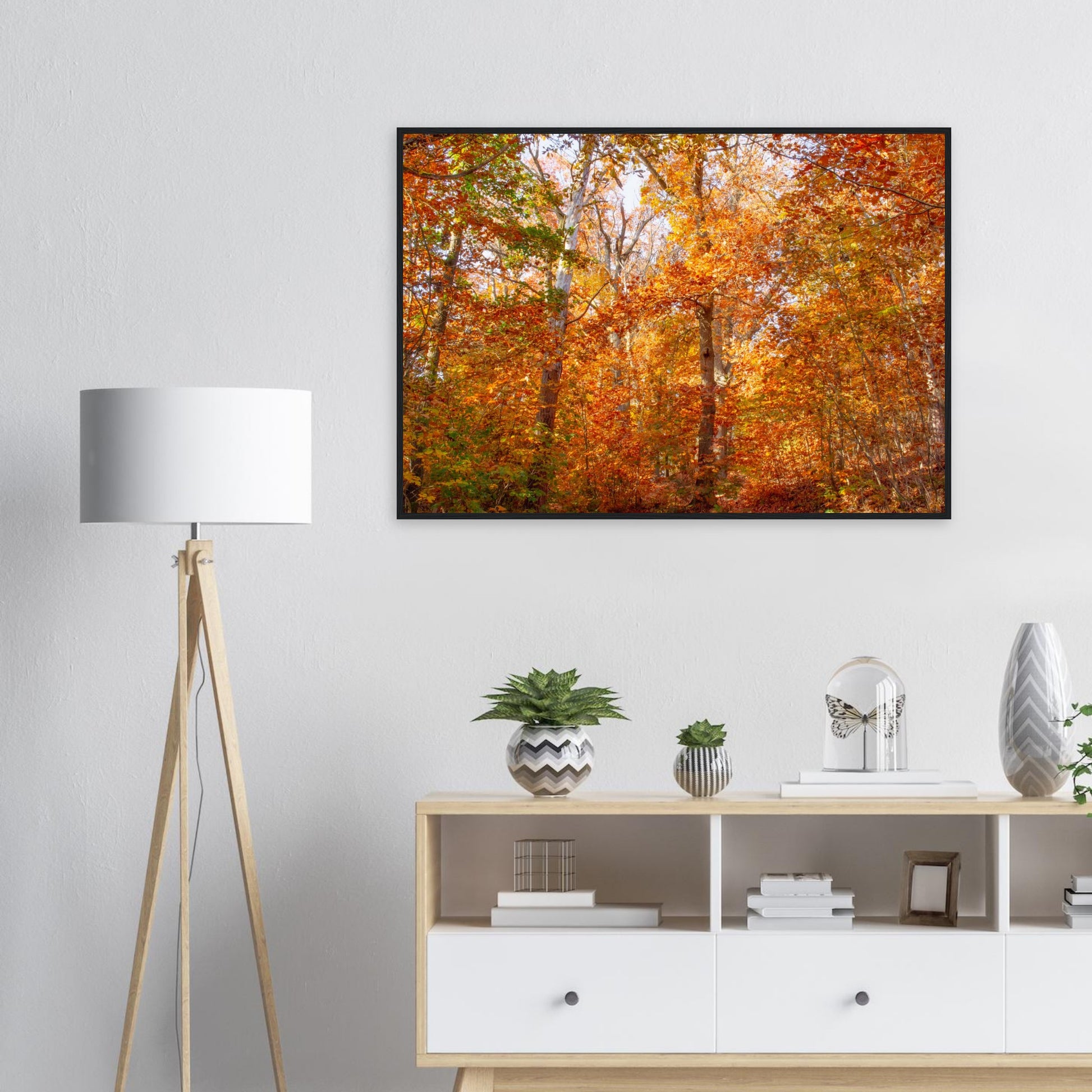 Colorful Trees - Framed Poster - JDivine 