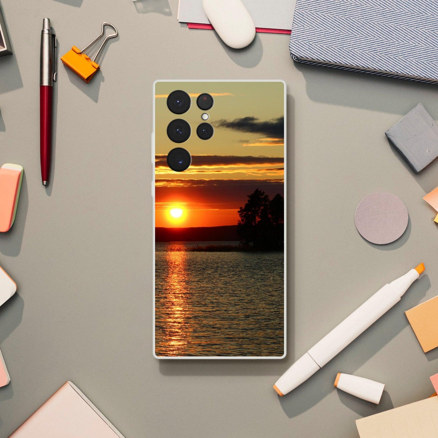 Radiant Sunset Waters - Flexi Phone Case - JDivine 