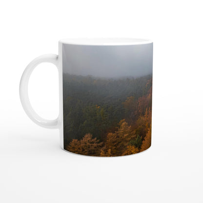 Misty Autumn Forest - Mug - JDivine 