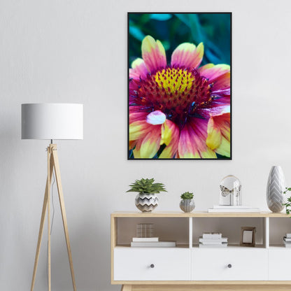 Vibrant Petal Symphony - Framed Poster - JDivine 