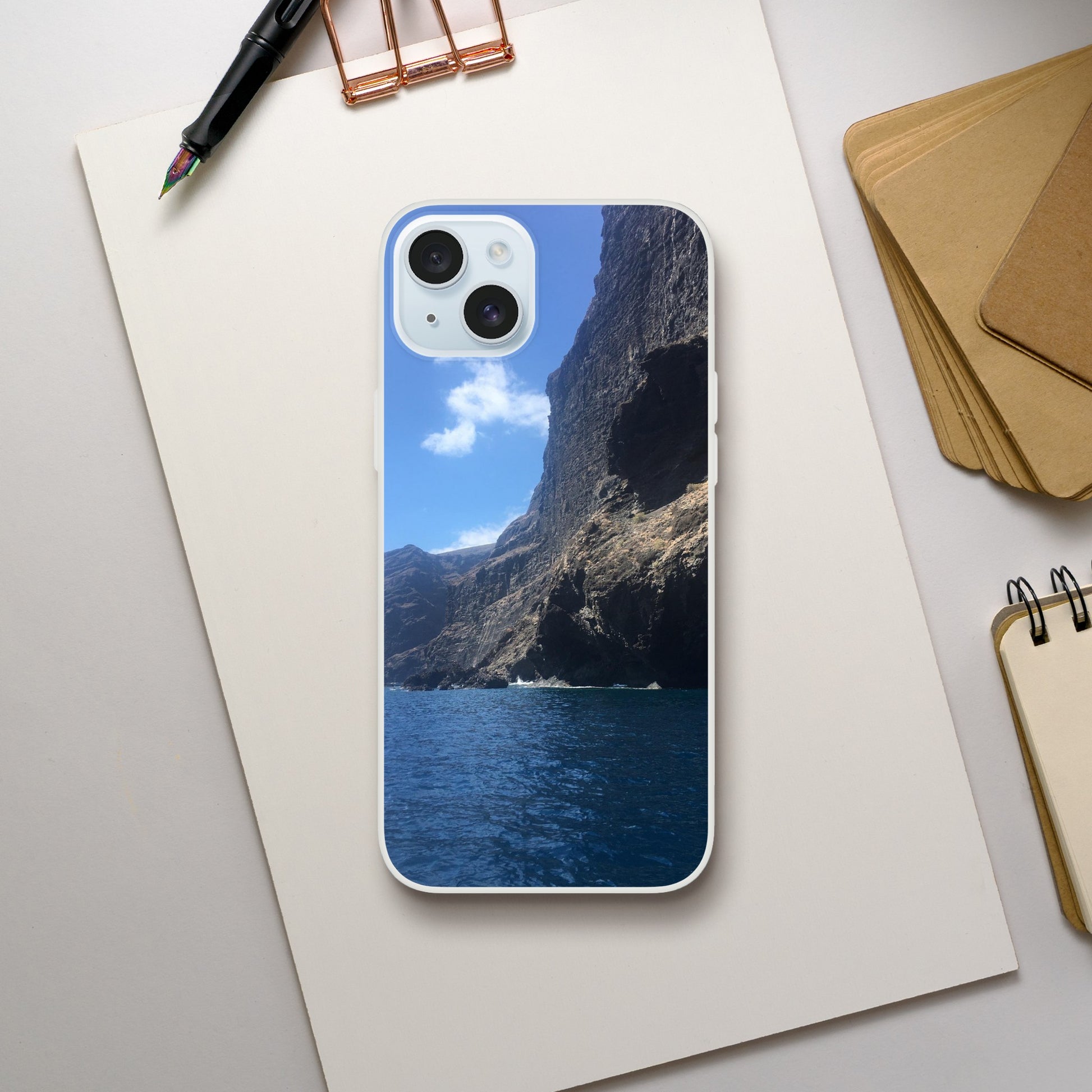 Azure Cliffs Encounter - Flexi Phone Case - JDivine 