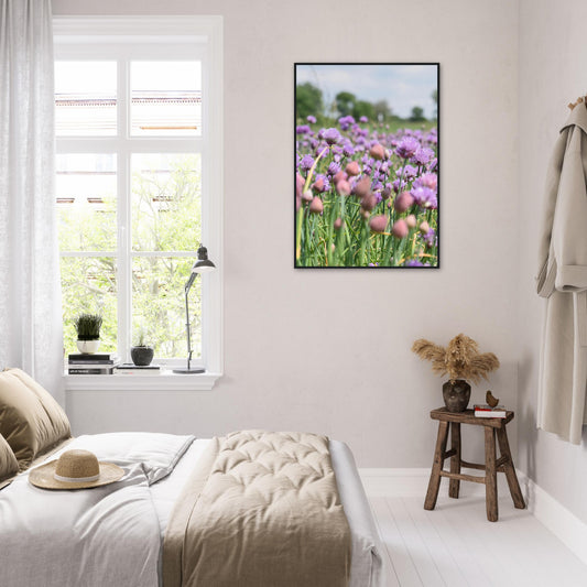 Purple Bloom Whispers - Framed Poster - JDivine 