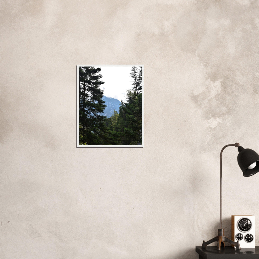 Veiled Ascent - Framed Poster - JDivine 