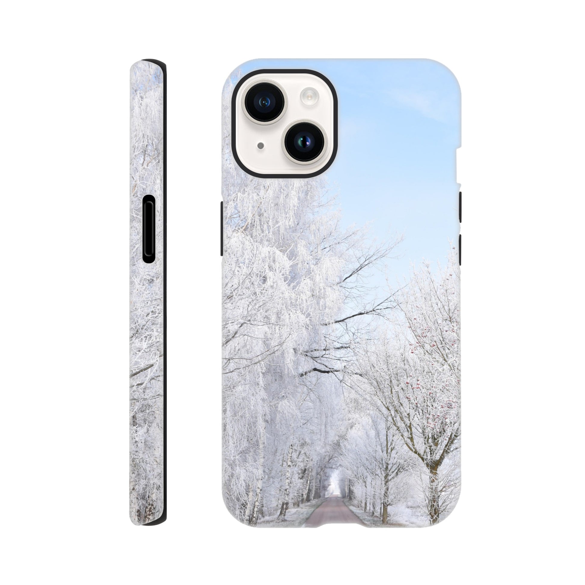 Winter’s Silent Path - Tough Phone Case - JDivine 