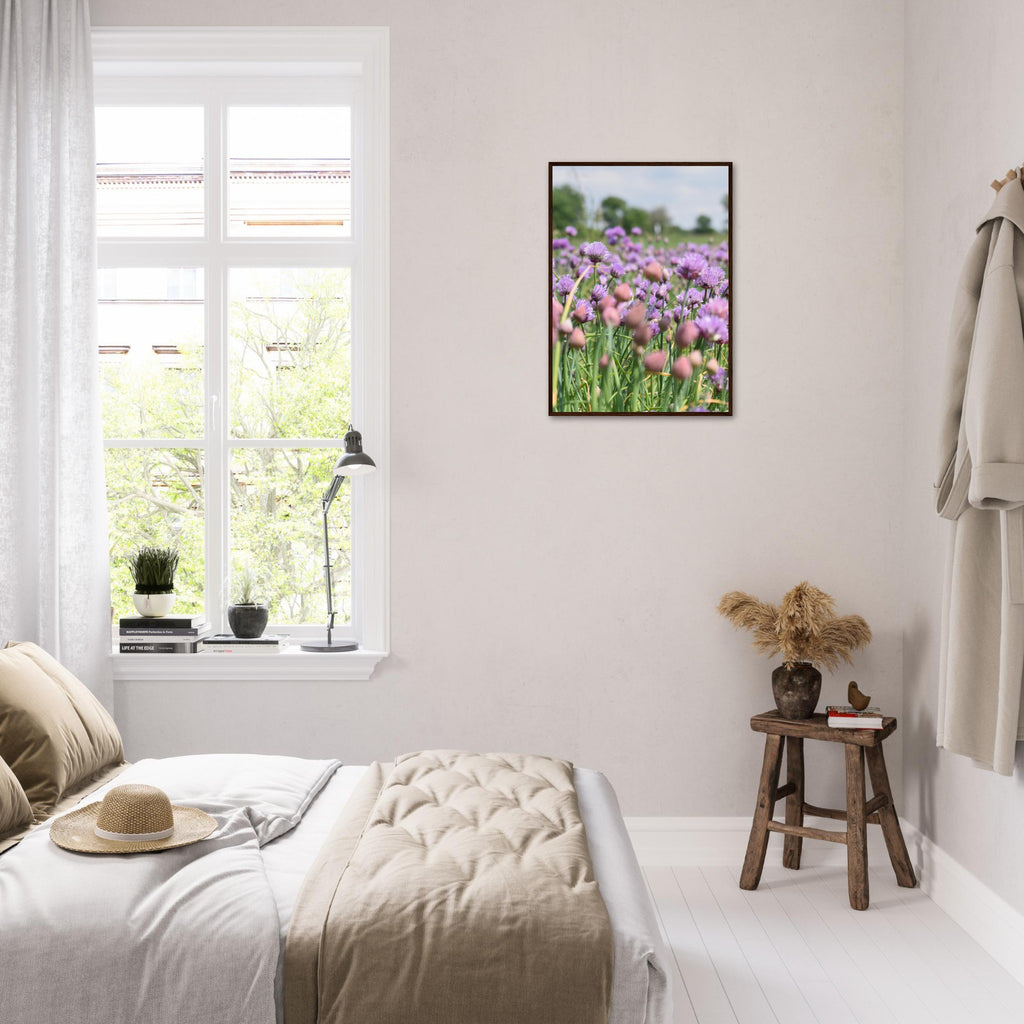 Purple Bloom Whispers - Framed Poster - JDivine 