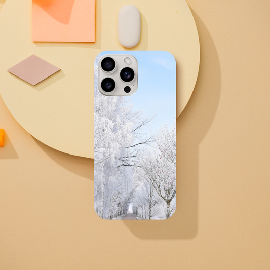 Winter’s Silent Path - Slim Phone Case - JDivine 