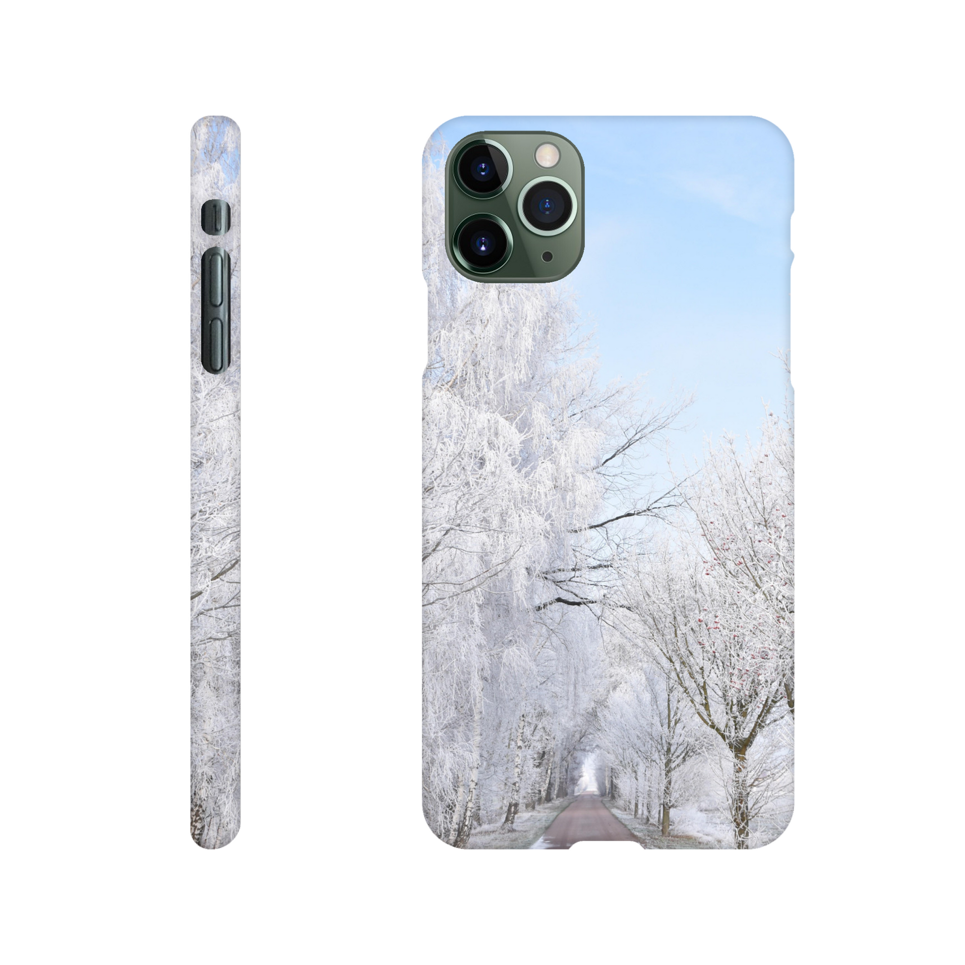 Winter’s Silent Path - Slim Phone Case - JDivine 