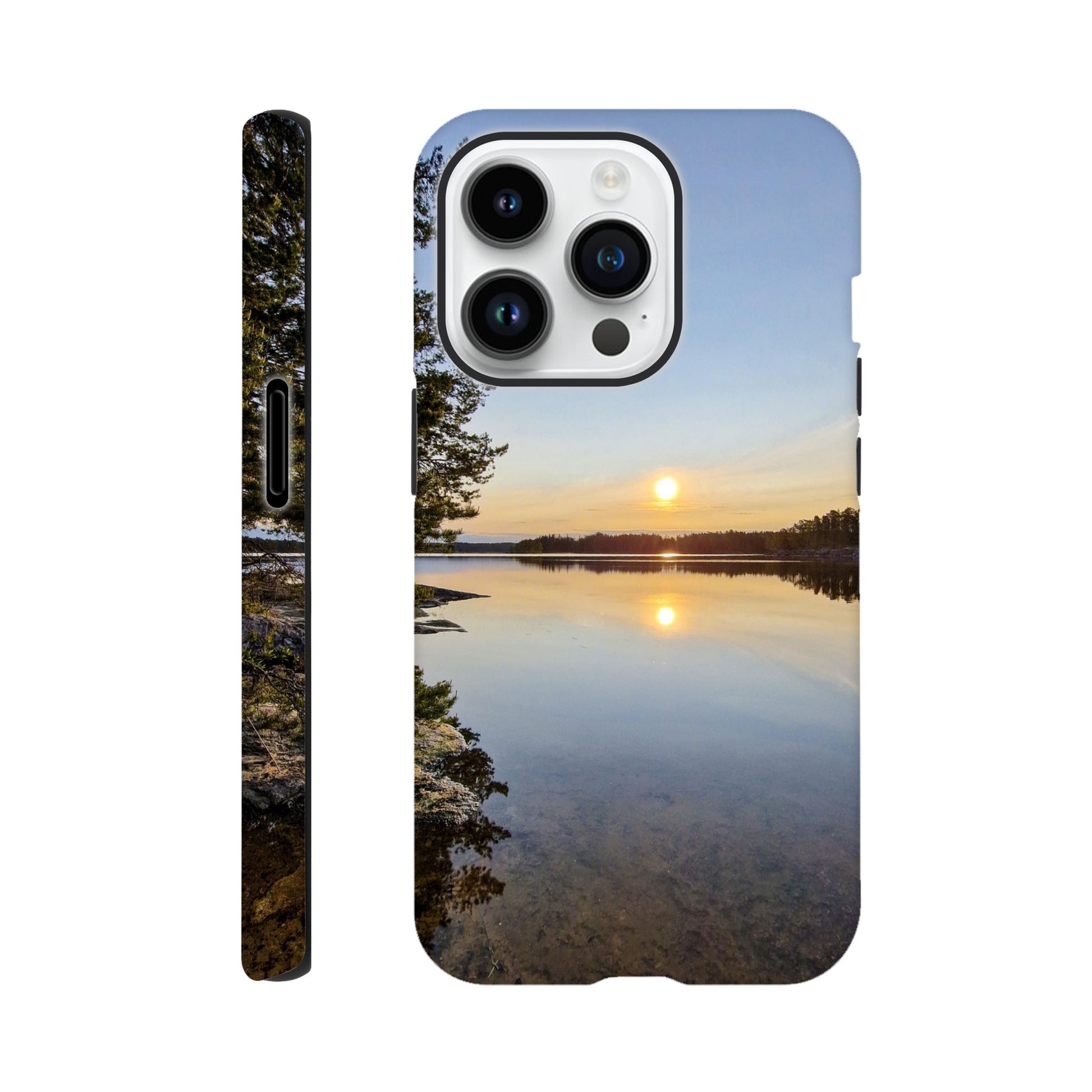 Calm Lake Serenity - Tough Phone Case - JDivine 