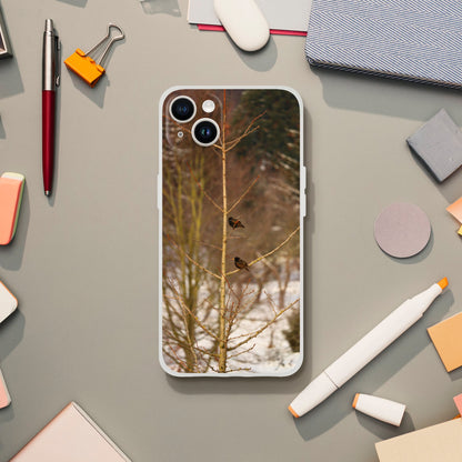 Feathered Winterday - Flexi Phone Case - JDivine 