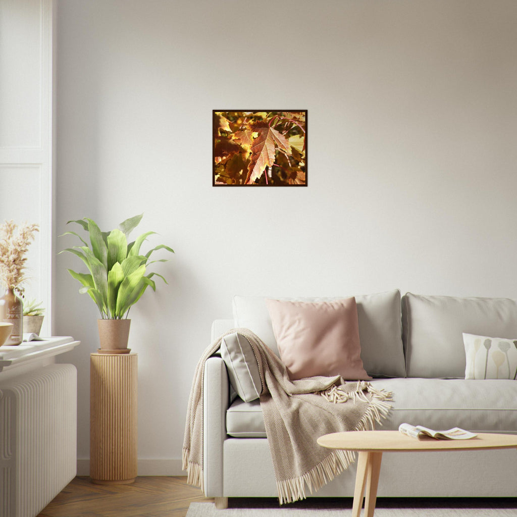 Autumn's Golden Glow - Framed Poster - JDivine 