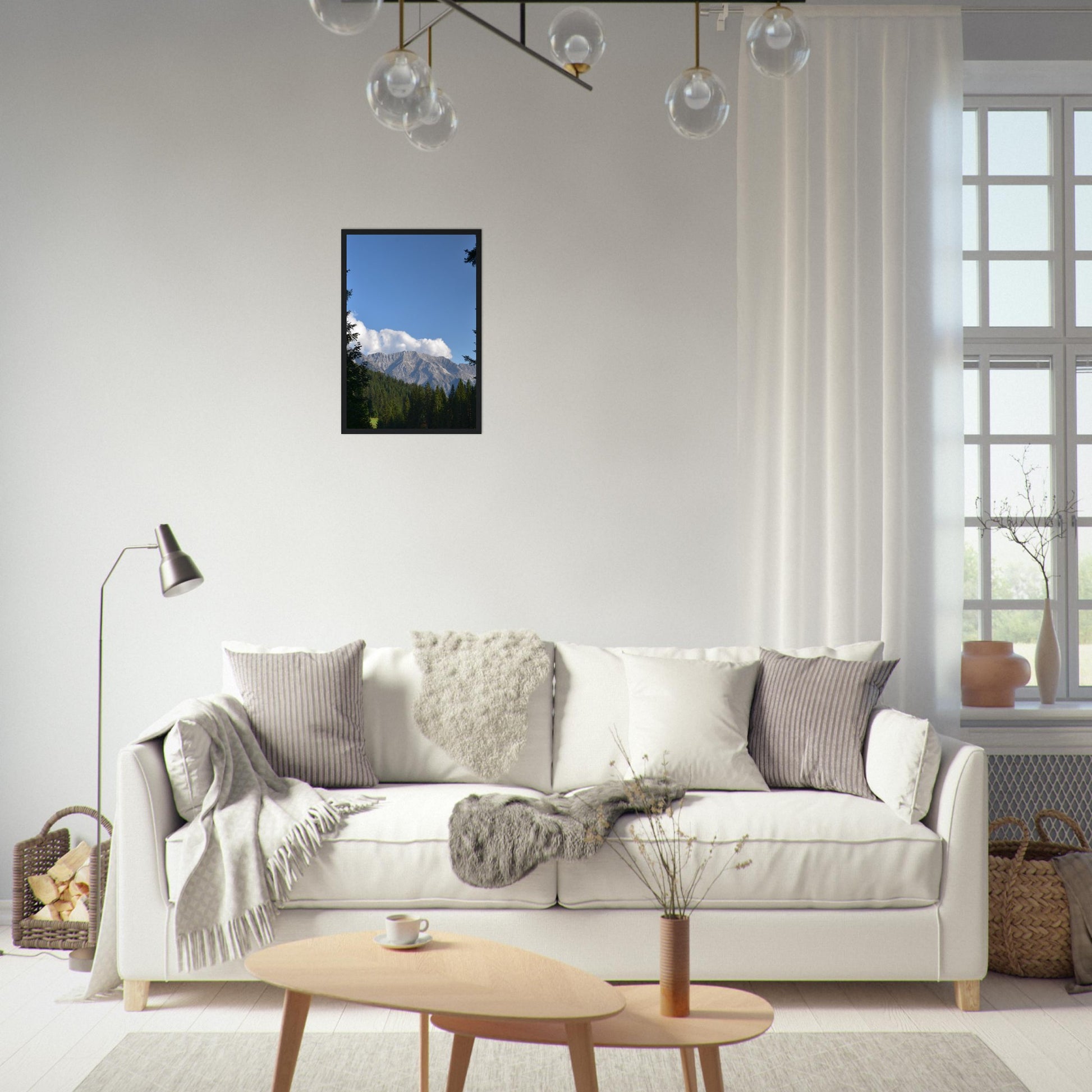 Framed Peaks - Framed Poster - JDivine 