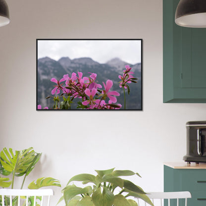 Alpine Bloom - Framed Poster - JDivine 