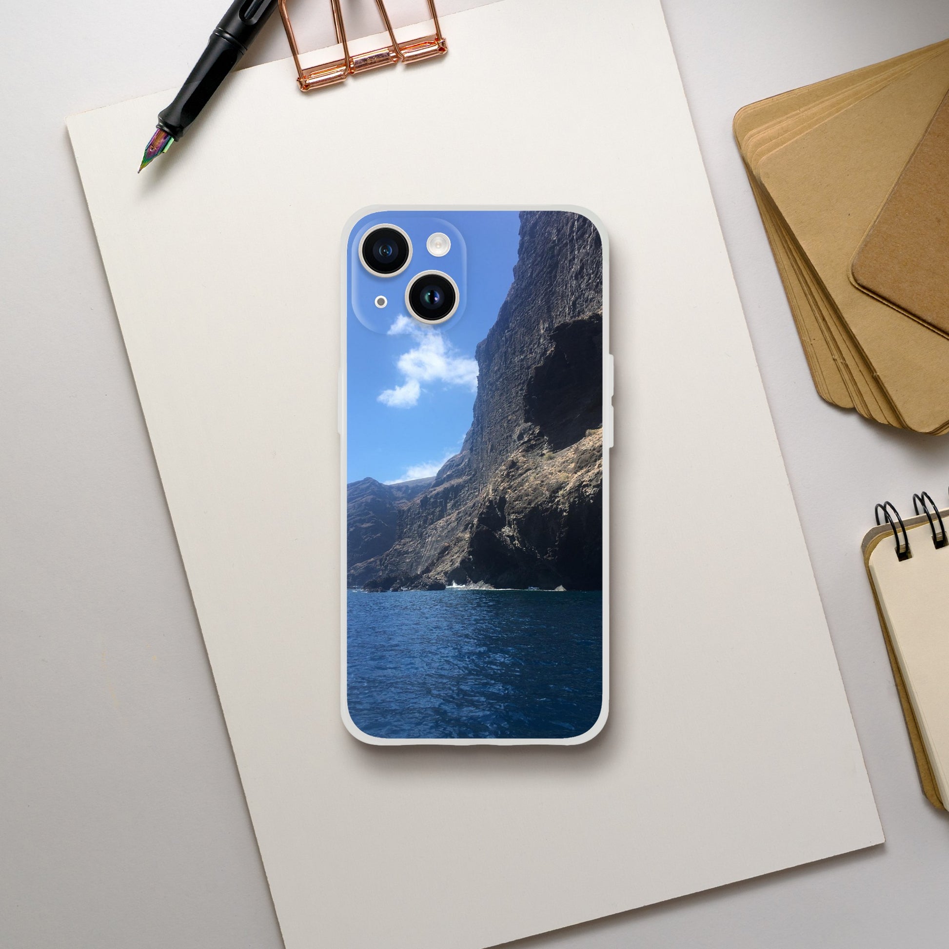 Azure Cliffs Encounter - Flexi Phone Case - JDivine 