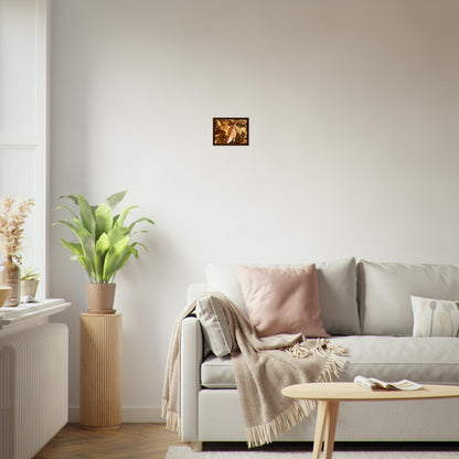 Autumn's Golden Glow - Framed Poster - JDivine 