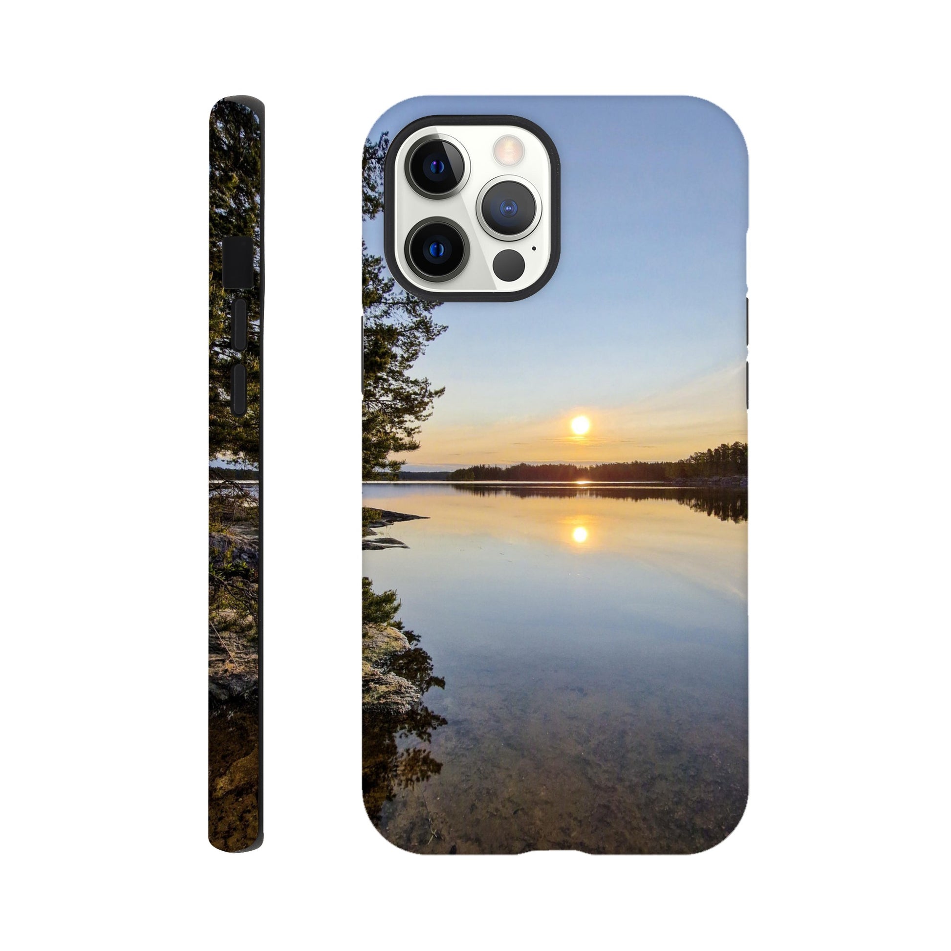 Calm Lake Serenity - Tough Phone Case - JDivine 