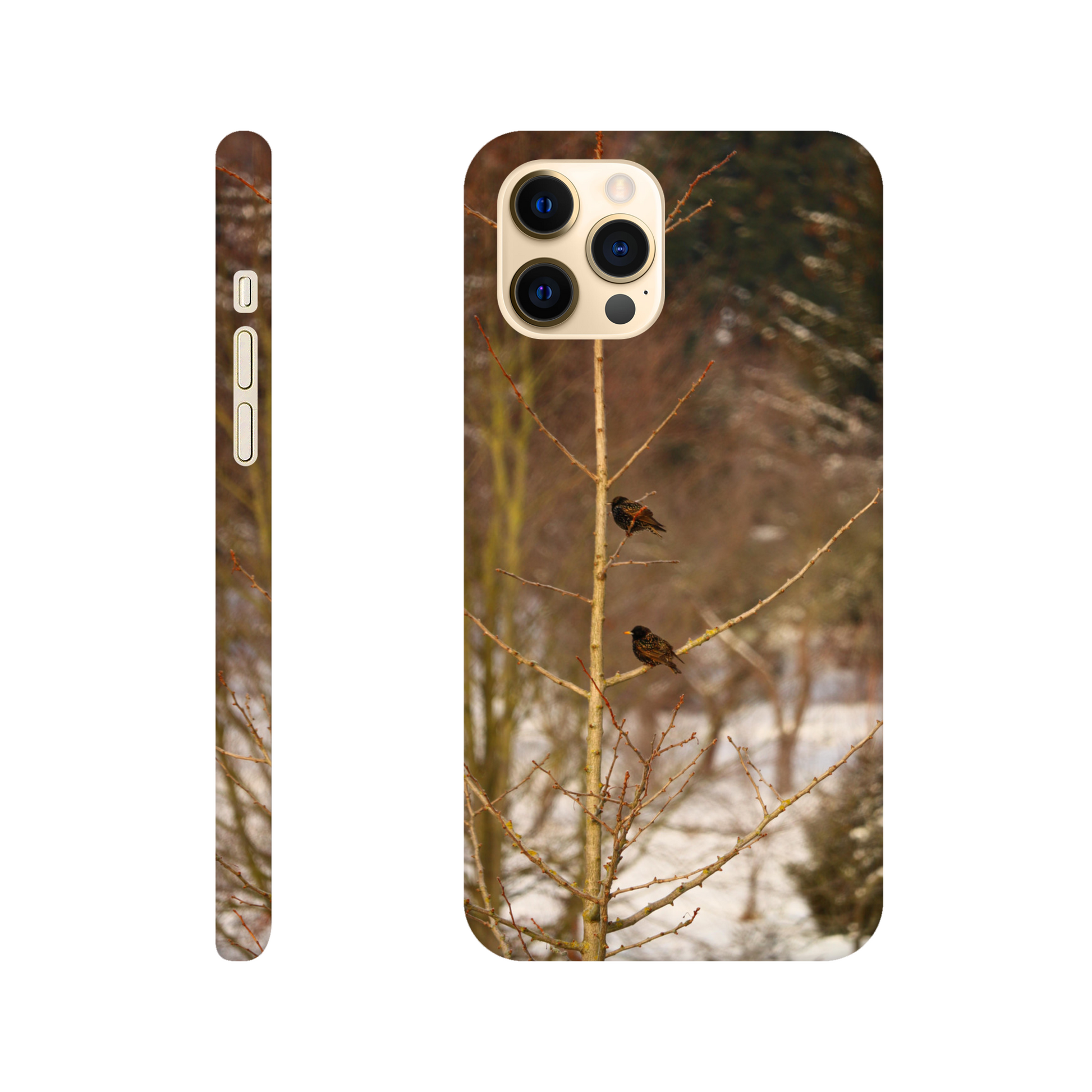 Feathered Winterday - Slim Phone Case - JDivine 