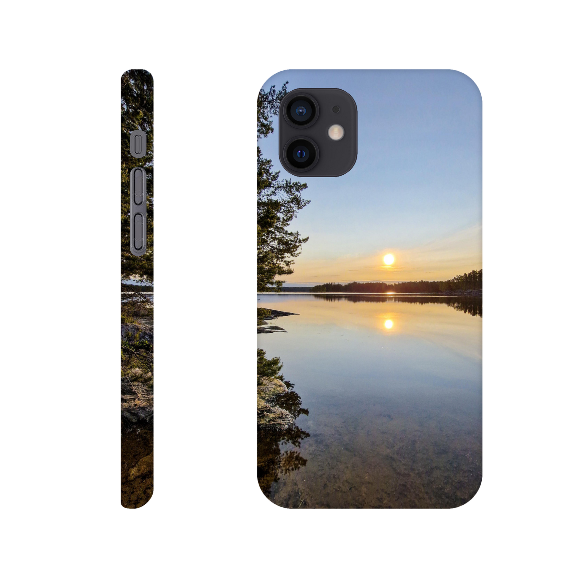 Calm Lake Serenity - Slim Phone Case - JDivine 