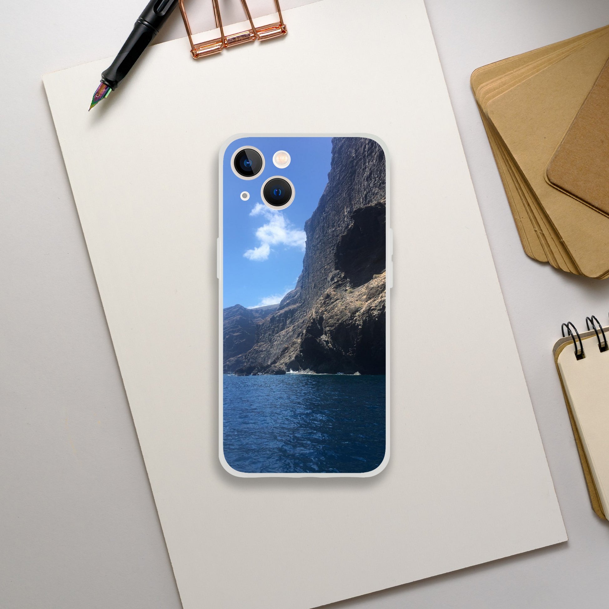 Azure Cliffs Encounter - Flexi Phone Case - JDivine 