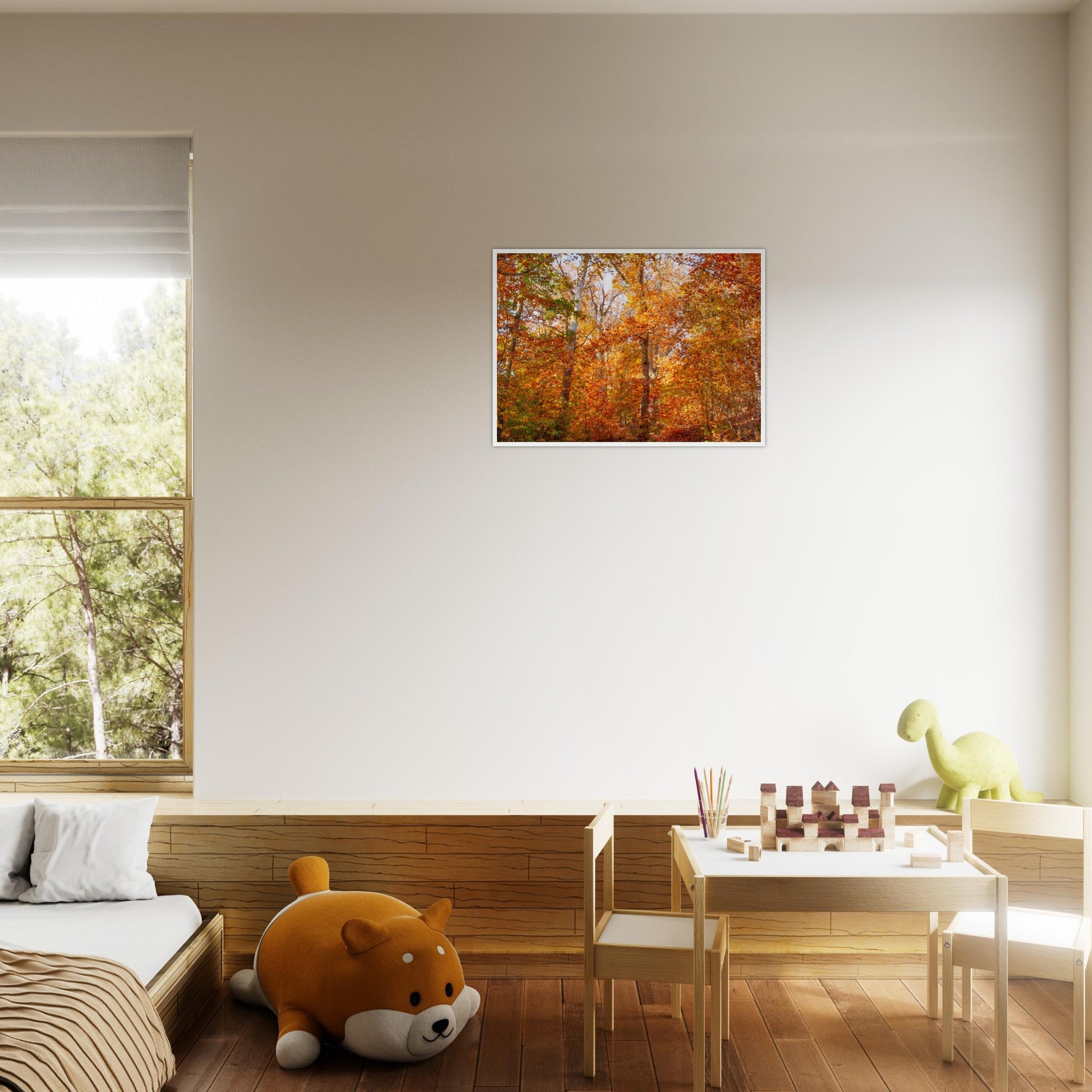 Colorful Trees - Framed Poster - JDivine 