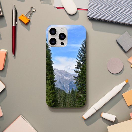 Evergreen Peaks - Slim Phone Case - JDivine 