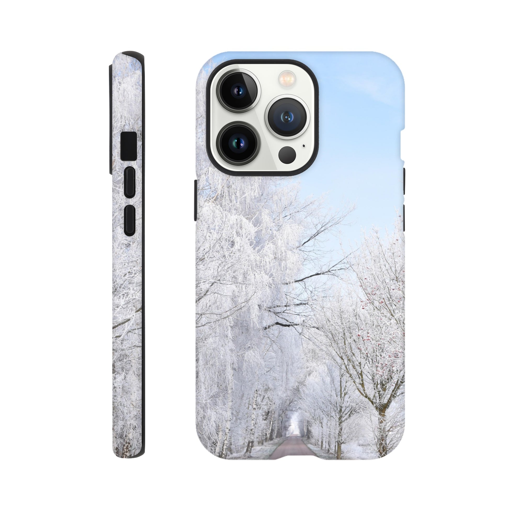 Winter’s Silent Path - Tough Phone Case - JDivine 